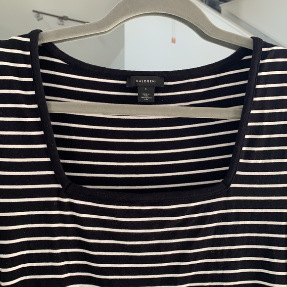 Nordstrom Halogen square neck tee! - Picture 2 of 2